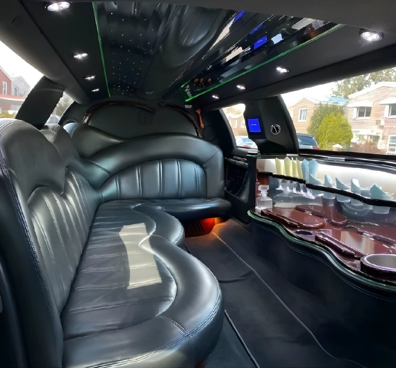 stretch limo interior